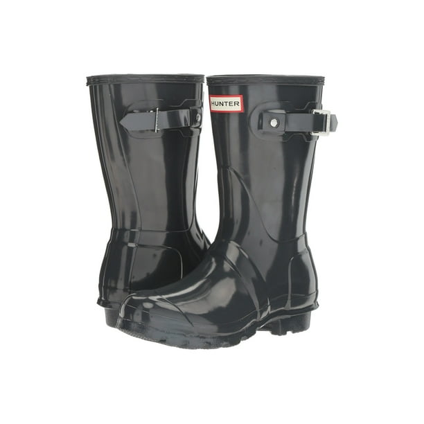 Hunter Short Black Gloss Woman's Rain boots Authentic New Pick Size NIB Hunter Short Black Gloss Woman's Rain boots Authentic New Pick Size NIB
